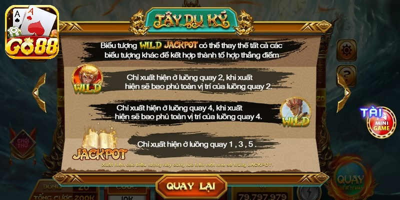 Bi?u t??ng Jackpot c?a game là ??i di?n c?a ???ng T?ng
